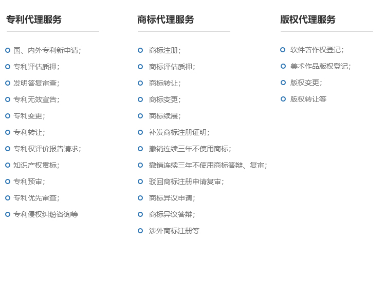 知識產(chǎn)權(quán)服務(wù)